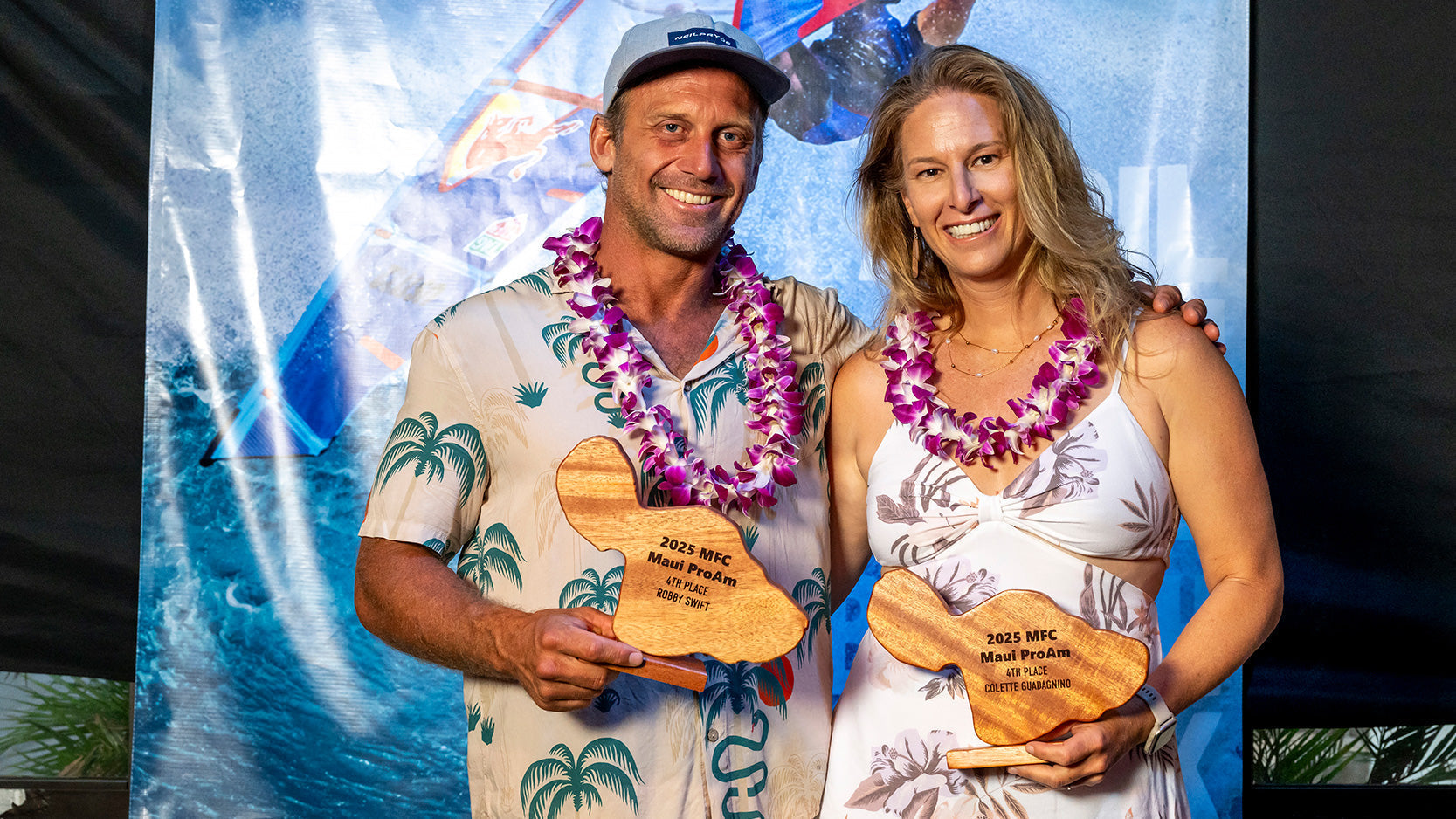 Robby and Colette Make Finals at Maui Pro Am